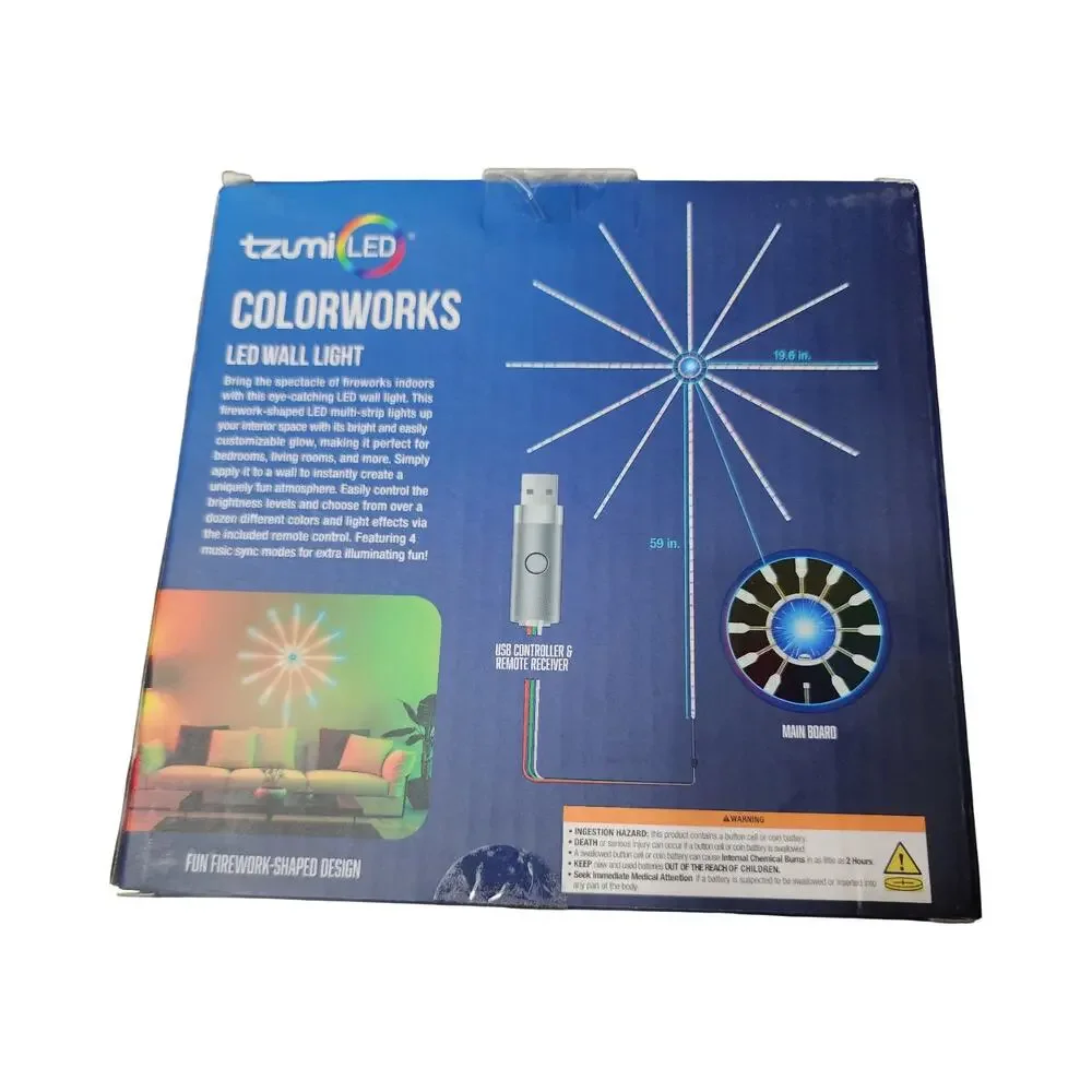 Tzumi ColorWorks LED Wall Light 84.5
